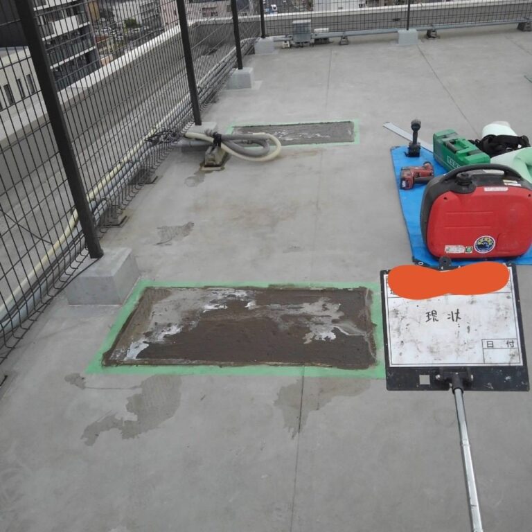 奈良県某屋上部分塩ビシート防水工事