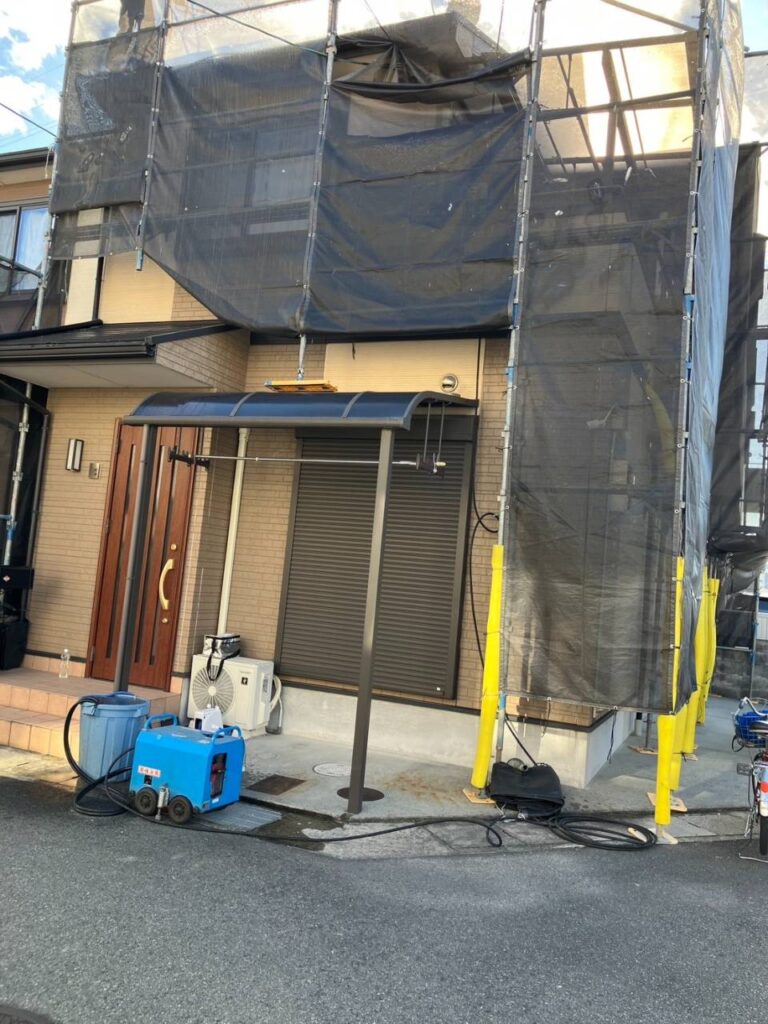 戸建て洗浄作業