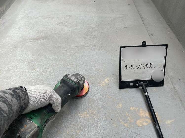 戸建て2Fバルコニー FRP防水工事 1PLY