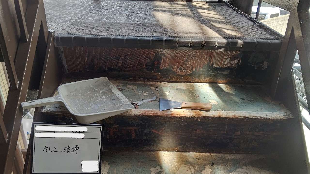 大阪市福島区 マンション防水塗装 工事写真