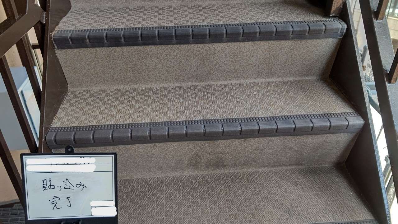 大阪市福島区 マンション防水塗装 工事写真