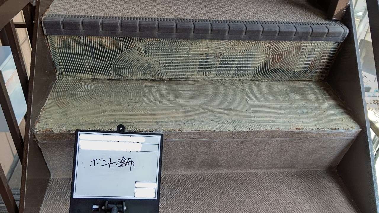 大阪市福島区 マンション防水塗装 工事写真