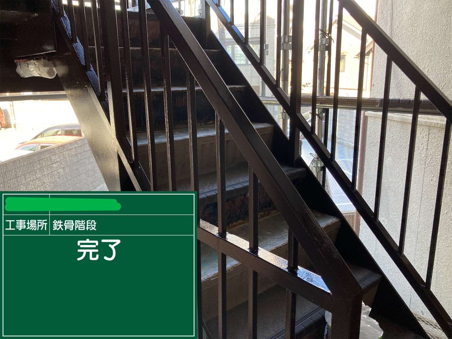大阪市福島区 マンション防水塗装 工事写真