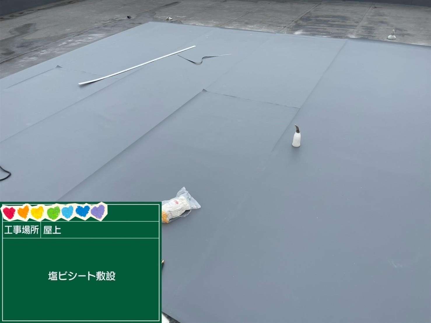 京都府京都市 足場・シール・防水・塗装 工事写真