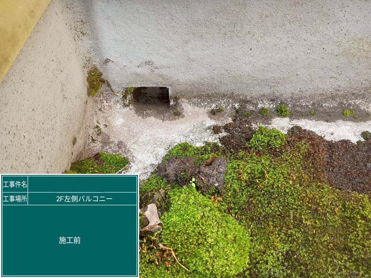 奈良県天理市 戸建て住宅 ベランダ防水工事 工事写真